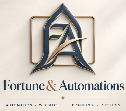 Fortune & Automations — AUTOMATION • WEBSITES • BRANDING • SYSTEMS